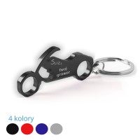 Brelok - otwieracz do butelek Motocykl CZARNY+3 kolory