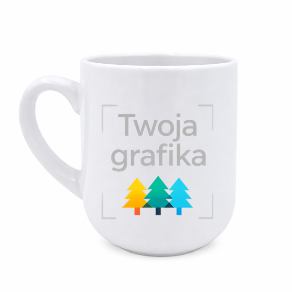 Kubek biały zaokrąglony Peet
