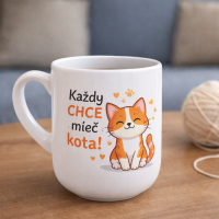 Kubek biały zaokrąglony Peet