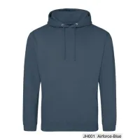 Bluza z Kapturem College Hoodie  - Nadruk -  kolor Airforce Blue
