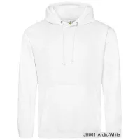 Bluza z Kapturem College Hoodie  - Nadruk -  kolor Arctic White