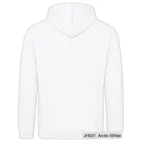 Bluza z Kapturem College Hoodie  - Nadruk -  kolor Arctic White