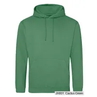 Bluza z Kapturem College Hoodie  - Nadruk -  kolor Cactus Green