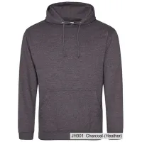 Bluza z Kapturem College Hoodie - Nadruk - kolor Charcoal Heather Bluza z Kapturem College Hoodie - Nadruk - kolor Charcoal Heather