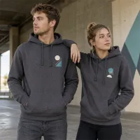 Bluza z Kapturem College Hoodie - Nadruk - kolor Charcoal Heather Bluza z Kapturem College Hoodie - Nadruk - kolor Charcoal Heather