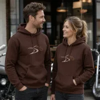Bluza z Kapturem College Hoodie - Nadruk - kolor Chocolate Fudge Brownie Bluza z Kapturem College Hoodie - Nadruk - kolor Chocolate Fudge Brownie
