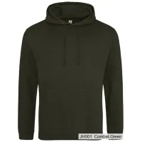 Bluza z Kapturem College Hoodie - Nadruk - kolor Combat Green Bluza z Kapturem College Hoodie - Nadruk - kolor Combat Green