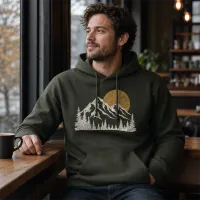 Bluza z Kapturem College Hoodie - Nadruk - kolor Combat Green Bluza z Kapturem College Hoodie - Nadruk - kolor Combat Green