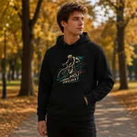 Bluza z Kapturem College Hoodie  - Nadruk -  kolor Deep Black