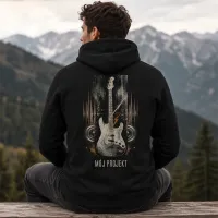 Bluza z Kapturem College Hoodie  - Nadruk -  kolor Deep Black