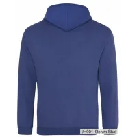 Bluza z Kapturem College Hoodie  - Nadruk -  kolor Denim Blue