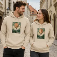 Bluza z Kapturem College Hoodie - Nadruk - kolor Desert Sand Bluza z Kapturem College Hoodie - Nadruk - kolor Desert Sand