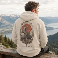 Bluza z Kapturem College Hoodie - Nadruk - kolor Desert Sand Bluza z Kapturem College Hoodie - Nadruk - kolor Desert Sand