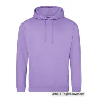 Bluza z Kapturem College Hoodie  - Nadruk -  kolor Digital Lavender