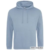 Bluza z Kapturem College Hoodie  - Nadruk -  kolor Dusty Blue