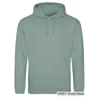 Bluza z Kapturem College Hoodie  - Nadruk -  kolor Dusty Green