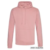 Bluza z Kapturem College Hoodie - Nadruk - kolor Dusty Pink Bluza z Kapturem College Hoodie - Nadruk - kolor Dusty Pink