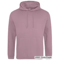 Bluza z Kapturem College Hoodie - Nadruk - kolor Dusty Purple Bluza z Kapturem College Hoodie - Nadruk - kolor Dusty Purple