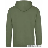 Bluza z Kapturem College Hoodie  - Nadruk -  kolor Earthy Green