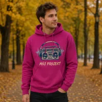 Bluza z Kapturem College Hoodie - Nadruk - kolor Festival Fuchsia Bluza z Kapturem College Hoodie - Nadruk - kolor Festival Fuchsia