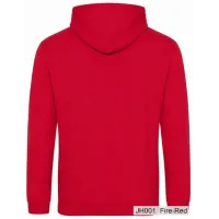Bluza z Kapturem College Hoodie  - Nadruk -  kolor Fire Red