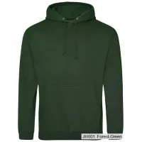 Bluza z Kapturem College Hoodie - Nadruk - kolor Forest Green Bluza z Kapturem College Hoodie - Nadruk - kolor Forest Green