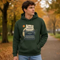 Bluza z Kapturem College Hoodie - Nadruk - kolor Forest Green Bluza z Kapturem College Hoodie - Nadruk - kolor Forest Green