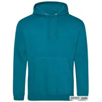 Bluza z Kapturem College Hoodie - Nadruk - kolor Jade Bluza z Kapturem College Hoodie - Nadruk - kolor Jade