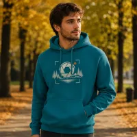 Bluza z Kapturem College Hoodie - Nadruk - kolor Jade Bluza z Kapturem College Hoodie - Nadruk - kolor Jade