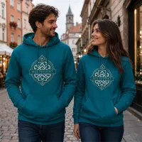 Bluza z Kapturem College Hoodie - Nadruk - kolor Jade Bluza z Kapturem College Hoodie - Nadruk - kolor Jade