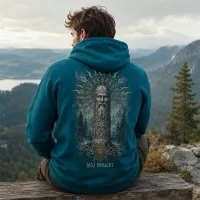 Bluza z Kapturem College Hoodie - Nadruk - kolor Jade Bluza z Kapturem College Hoodie - Nadruk - kolor Jade