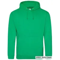Bluza z Kapturem College Hoodie - Nadruk - kolor Kelly Green Bluza z Kapturem College Hoodie - Nadruk - kolor Kelly Green