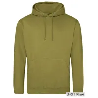 Bluza z Kapturem College Hoodie - Nadruk - kolor Khaki Bluza z Kapturem College Hoodie - Nadruk - kolor Khaki