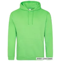 Bluza z Kapturem College Hoodie - Nadruk - kolor Lime Green Bluza z Kapturem College Hoodie - Nadruk - kolor Lime Green