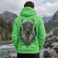 Bluza z Kapturem College Hoodie - Nadruk - kolor Lime Green Bluza z Kapturem College Hoodie - Nadruk - kolor Lime Green
