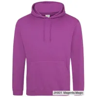 Bluza z Kapturem College Hoodie - Nadruk - kolor Magenta Magic Bluza z Kapturem College Hoodie - Nadruk - kolor Magenta Magic