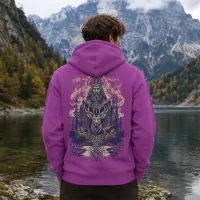 Bluza z Kapturem College Hoodie - Nadruk - kolor Magenta Magic Bluza z Kapturem College Hoodie - Nadruk - kolor Magenta Magic