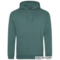 Bluza z Kapturem College Hoodie - Nadruk - kolor Moss Green Bluza z Kapturem College Hoodie - Nadruk - kolor Moss Green