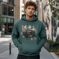 Bluza z Kapturem College Hoodie - Nadruk - kolor Moss Green Bluza z Kapturem College Hoodie - Nadruk - kolor Moss Green