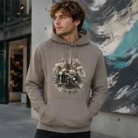Bluza z Kapturem College Hoodie - Nadruk - kolor Natural Clay Bluza z Kapturem College Hoodie - Nadruk - kolor Natural Clay