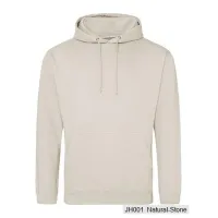 Bluza z Kapturem College Hoodie  - Nadruk -  kolor Natural Stone