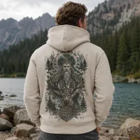 Bluza z Kapturem College Hoodie  - Nadruk -  kolor Natural Stone