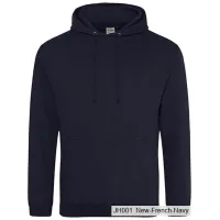 Bluza z Kapturem College Hoodie  - Nadruk -  kolor New French Navy