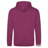 Bluza z Kapturem College Hoodie  - Nadruk -  kolor Plum