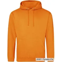 Bluza z Kapturem College Hoodie  - Nadruk -  kolor Pumpkin Pie