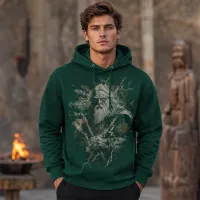 Bluza z Kapturem College Hoodie - Nadruk - kolor Rainforest Green Bluza z Kapturem College Hoodie - Nadruk - kolor Rainforest Green