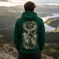 Bluza z Kapturem College Hoodie - Nadruk - kolor Rainforest Green Bluza z Kapturem College Hoodie - Nadruk - kolor Rainforest Green