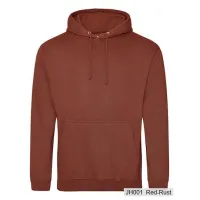 Bluza z Kapturem College Hoodie - Nadruk - kolor Red Rust Bluza z Kapturem College Hoodie - Nadruk - kolor Red Rust