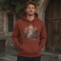 Bluza z Kapturem College Hoodie - Nadruk - kolor Red Rust Bluza z Kapturem College Hoodie - Nadruk - kolor Red Rust