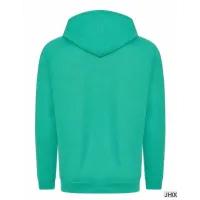 Bluza z Kapturem College Hoodie  - Nadruk -  kolor Spring Green